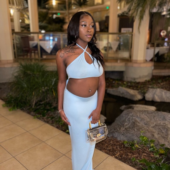 Rae Bandz BLUE Illusion Dress 🌀🦋. (Recommended) - Picture 4 of 4